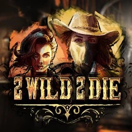 Slots logo of 2 Wild 2 Die from Hacksaw Gaming at Vincispin Casino