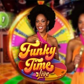 Funky Time slot icon by Evolution, available at Vincispin Casino