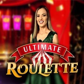 Official Live Casino logo: Ultimate Roulette by Ezugi at Vincispin Casino