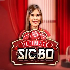 Ultimate Sic Bo slot logo by Ezugi at Vincispin Casino